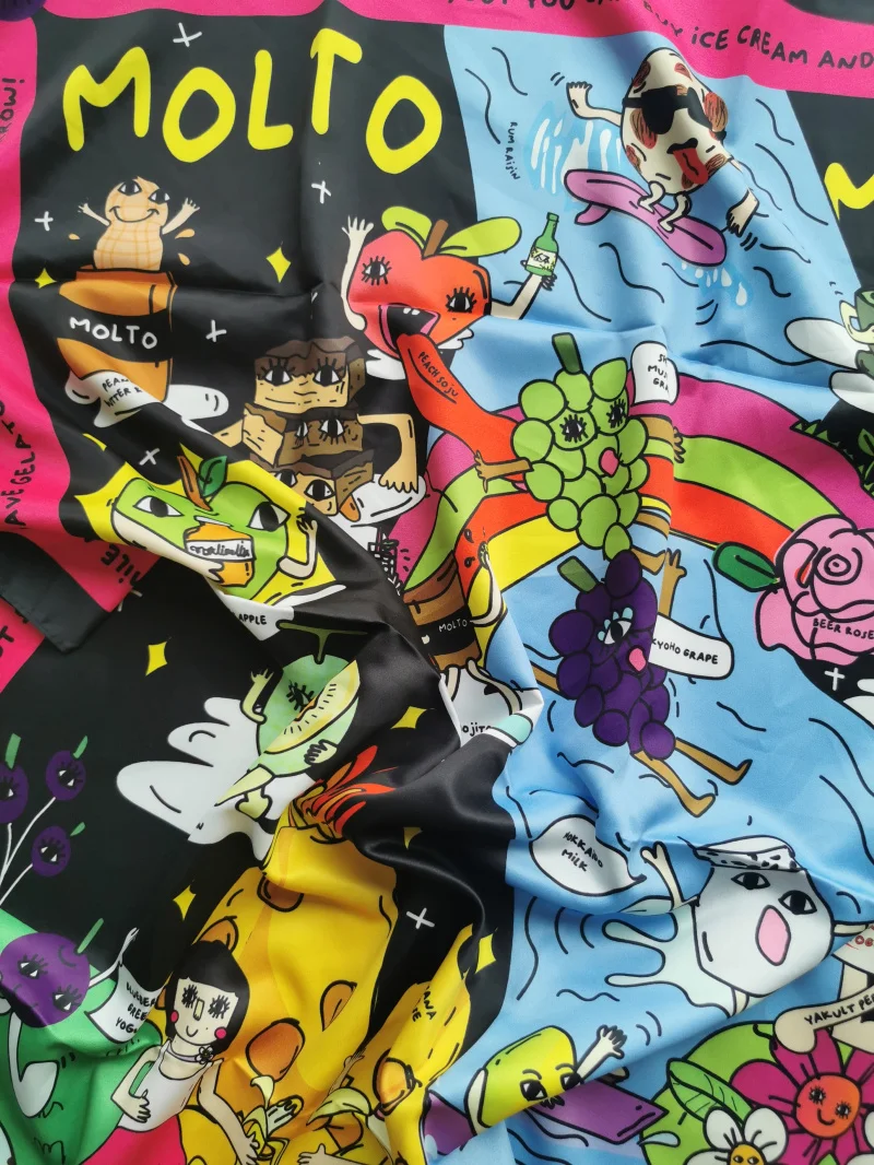 Woman Silk Scarves 90x90cm