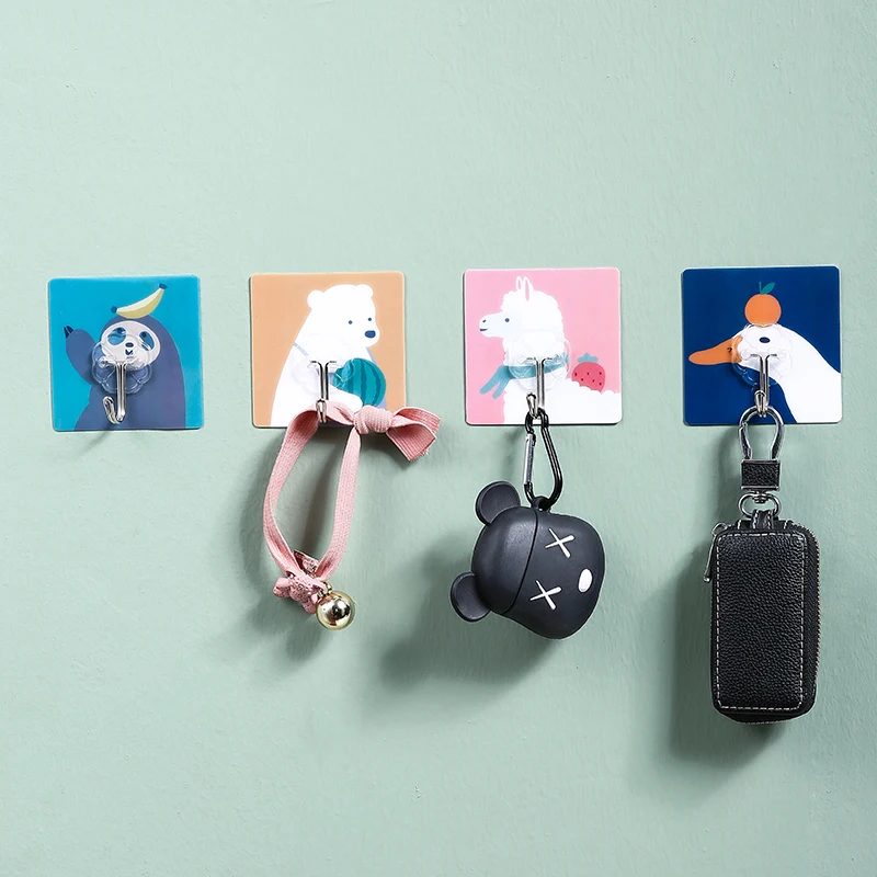 
2020 christmas ornament wholesale cartoon hook kitchen toilet bathroom self-adhesive hook 