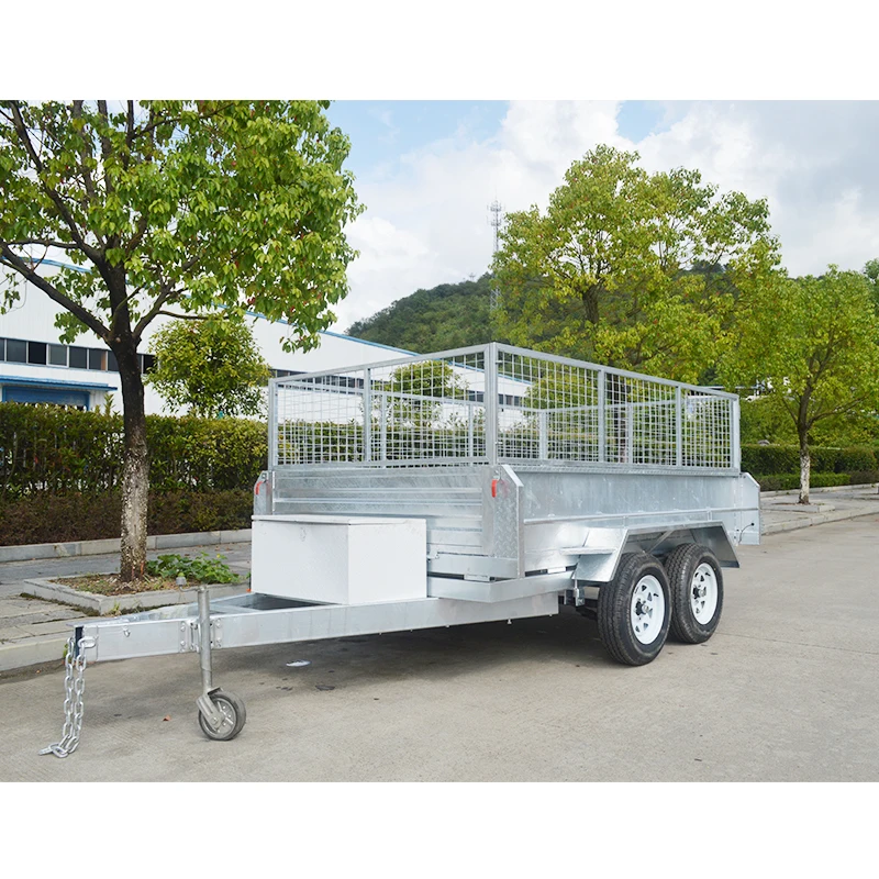 Gino Hydraulic Tandem System 3 Axle Tipper Semi Trailer Full Welded for Sale