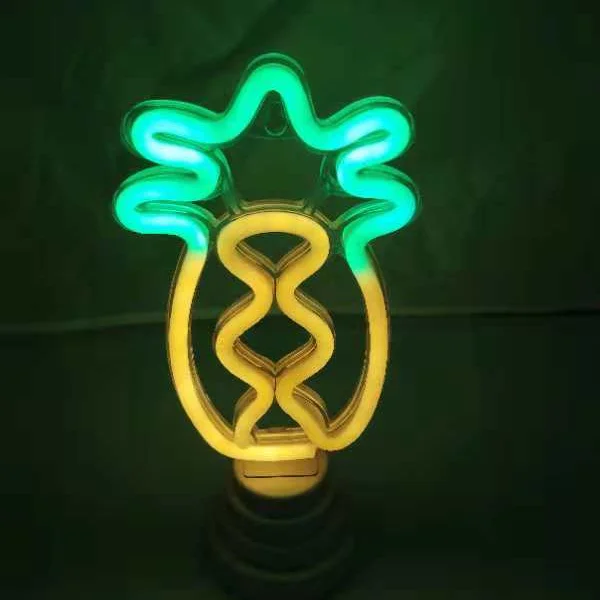 Hot Sale Decorative Night Light Battery Operated Neon Decoration LED Desktop Lamp