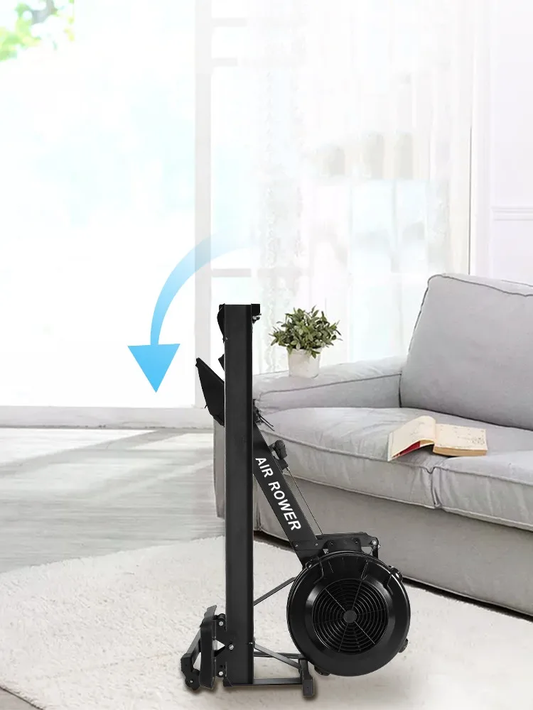 2021 Portable Cardio air rower Machine For Home Gym Fitness equipment black  air rowing machine