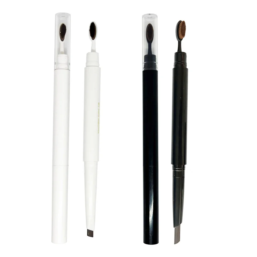 Customized Vegan high pigment private label eye pencil special brush waterproof long lasting eyebrow pencil