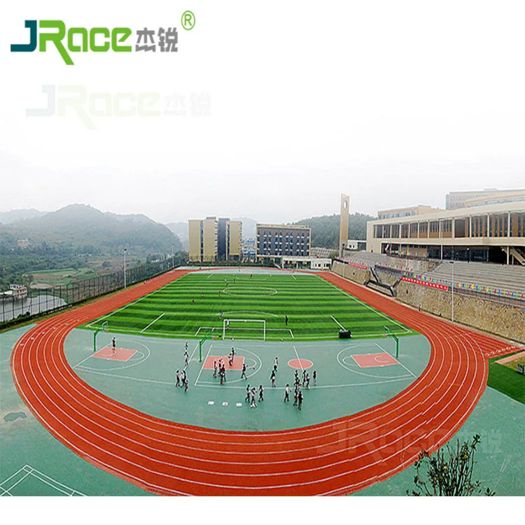 Super Color Retention Outdoor Jogging Track Flooring Athletic Running Track For Sport Field