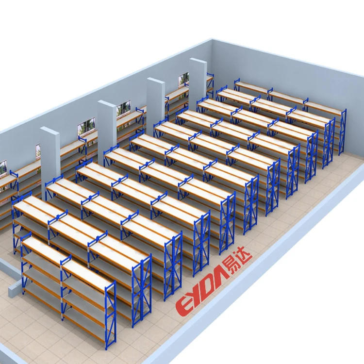Промышленный сверхмощный склад металлические стеллажи