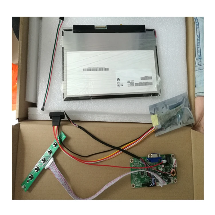 open frame square or wide 7 8 9 10 10.1 12 15 17 19  18.5 21.5 inch 10 points  PCAP touch screen monitor with spare part