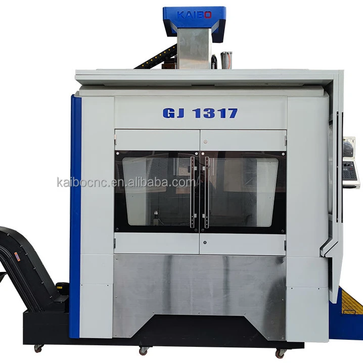 high speed high accuracy big travel double column CNC milling machine for automobile parts mold