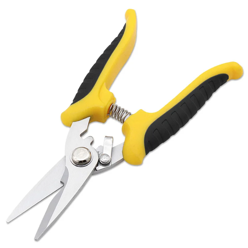 Cutting Scissors Rubber Handle Straight Metal Aviation Tin Snip Sheet Shear