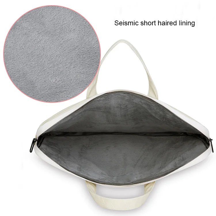 Wholesale custom High quality 14 15 15.6 inch New waterproof material portable macbook Ipad laptop bags for men hand bag