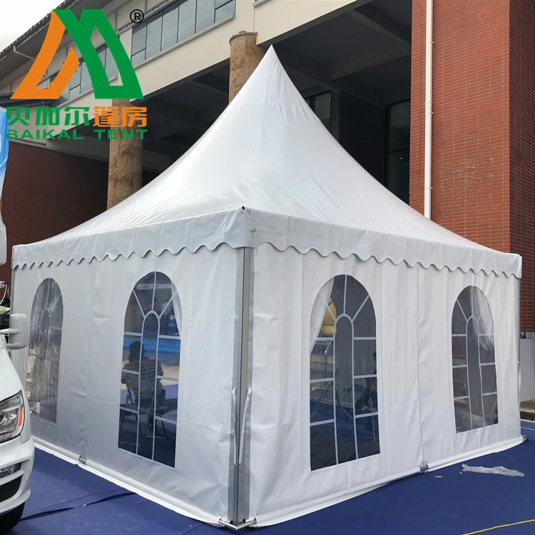 4x4 5x5 6x6 White outdoor waterproof top peak garden gazebo tent for sale