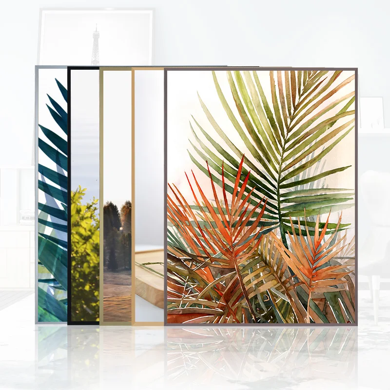 Factory Outlet Wholesale Modern Fashion Custom Size Metal Frame Molding Mini Aluminum Picture Frame Moulding for Canvas Painting