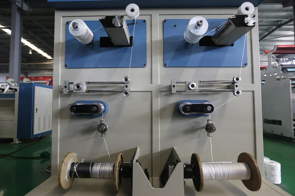 PP baler twine twisting winding machine mquina bobinadora de carrete de hilo de rafia 2 in 1 inflow twister