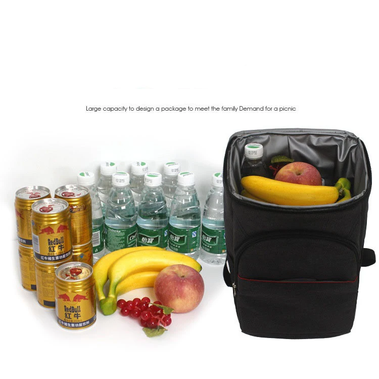 Collapsible Cooler Bag Wine Leakproof Cooler Backpack 30cans Insulated Soft Cooler