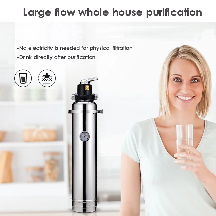 6000L/h ultrafiltration water purifiers water filter house uf filter house water filtration systems