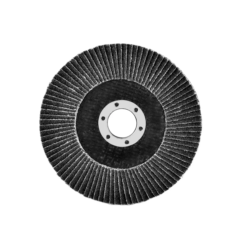 DELUN 5 inch 125mm flap wheel Zirconium Aluminum for stainless steel and metal polishing paint removal