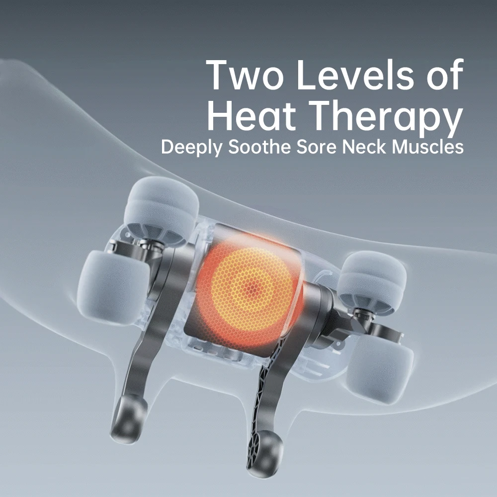 Расслабляющий массажер для плеч и шеи имитирует массаж разминания рук