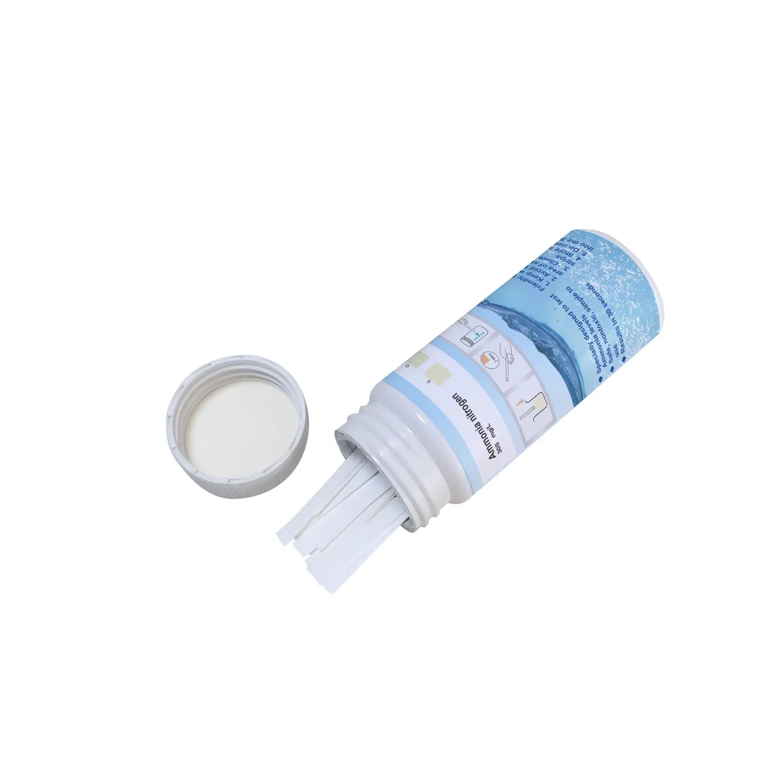 Factory hot sale ammonia  test strips for aquariums fish tank fresh and salt water