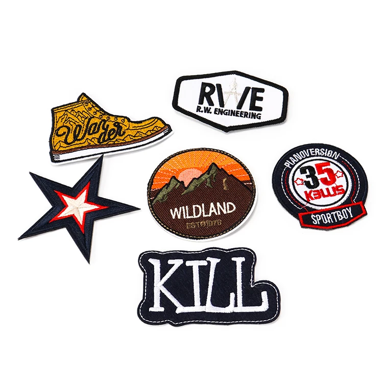 Custom Knit Label Knitted Die Cut sticker Cloth Custom Woven Patch/Embroidery 3D Pvc Vinyl Patch Silicon Patch For Clothing
