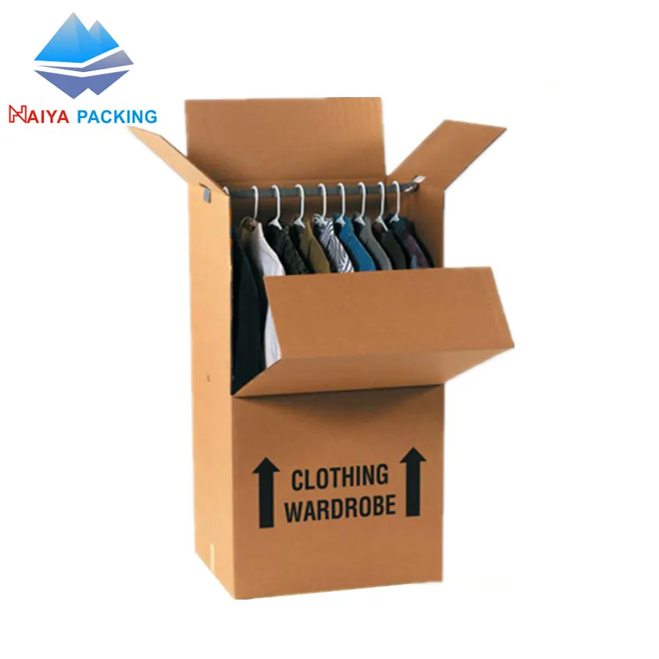Fast Moving Boxes corrugated Cardboard storage big carton Wardrobes  box