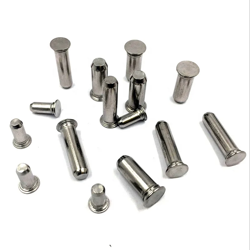 TPS TP4 Stainless Steel Flush Head Locating Pilot Pin Self Clinching Pressure Riveting Positioning Pin