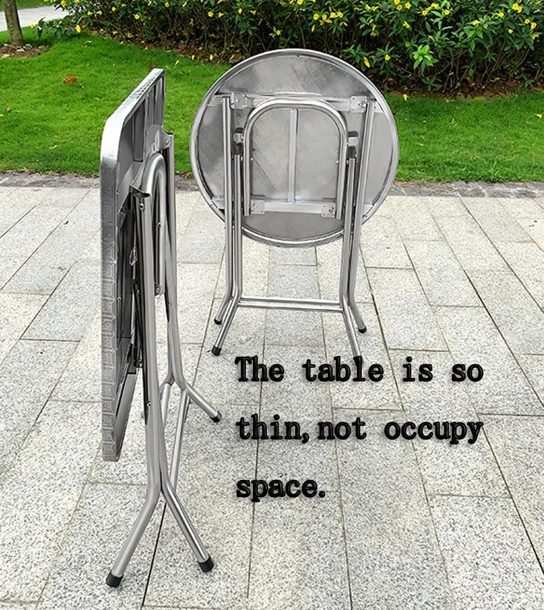 outdoor folded table, Garden coffer  and tea little table , adjusted stainless steel table