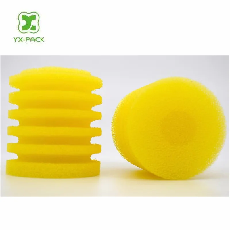 Customized cylinder filter foam tube oil absorption small dust-proof filter sponge for swimming pool
