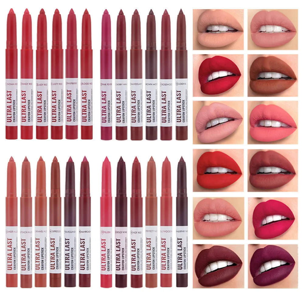 Factory Latest Cosmetics Intense Color Easy Makeup No Sticking Lipstick Plastic Lip Liner