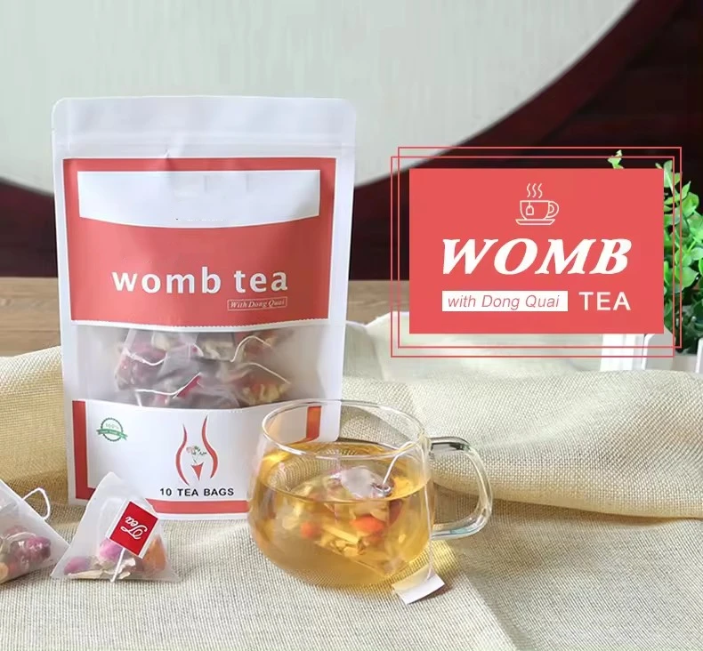 OEM ODM Woman Womb Detox Tea Rose Flower Flavored Female Period Pain Relief Tea Herbal Supplement For Women In Peroid