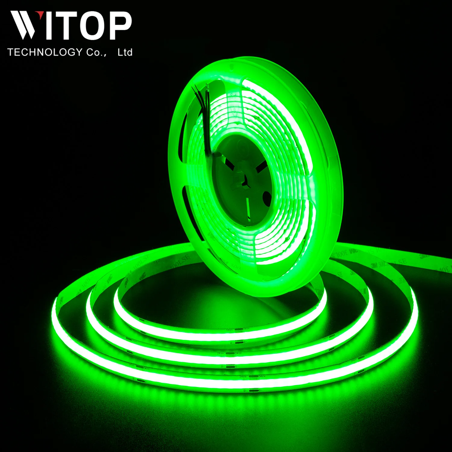 Cob DC24V 576D RGB светодиодные полосы с пультом дистанционного управления rgb Светодиодные Гибкие cob