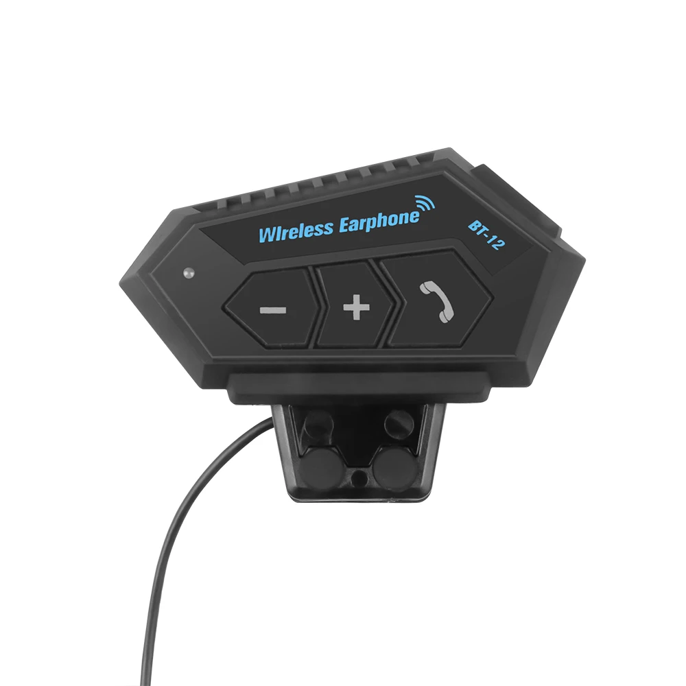 Беспроводная система связи «свободные руки» для шлема, водонепроницаемая мотоциклетная беспроводная гарнитура V6, 1200 м, переговорное устройство для мотоцикла