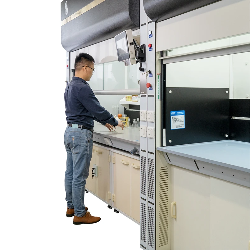 Industrial-Style Acid Alkali Resistant Explosion Proof Fireproof Laboratory Furniture Duct Chemical Fume Workshop Metal