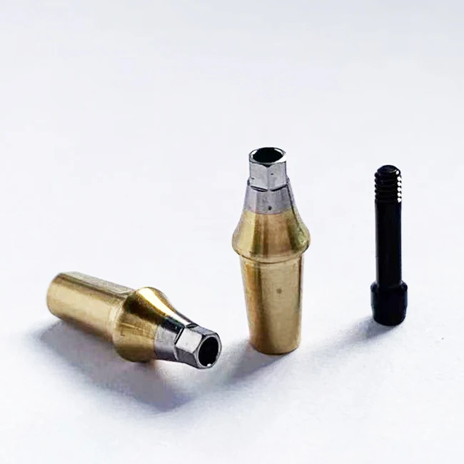 Grad 5 Titanium Dental implant parts Straight Transfer abutment for osstem Hiossen neobiotech dental implantation