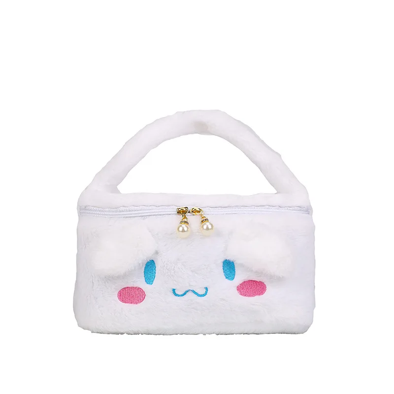 Wholesale Kawaii Portable Storage Bag Multi-pattern Gift Plush Handbag Cartoon Cosmetic Bag