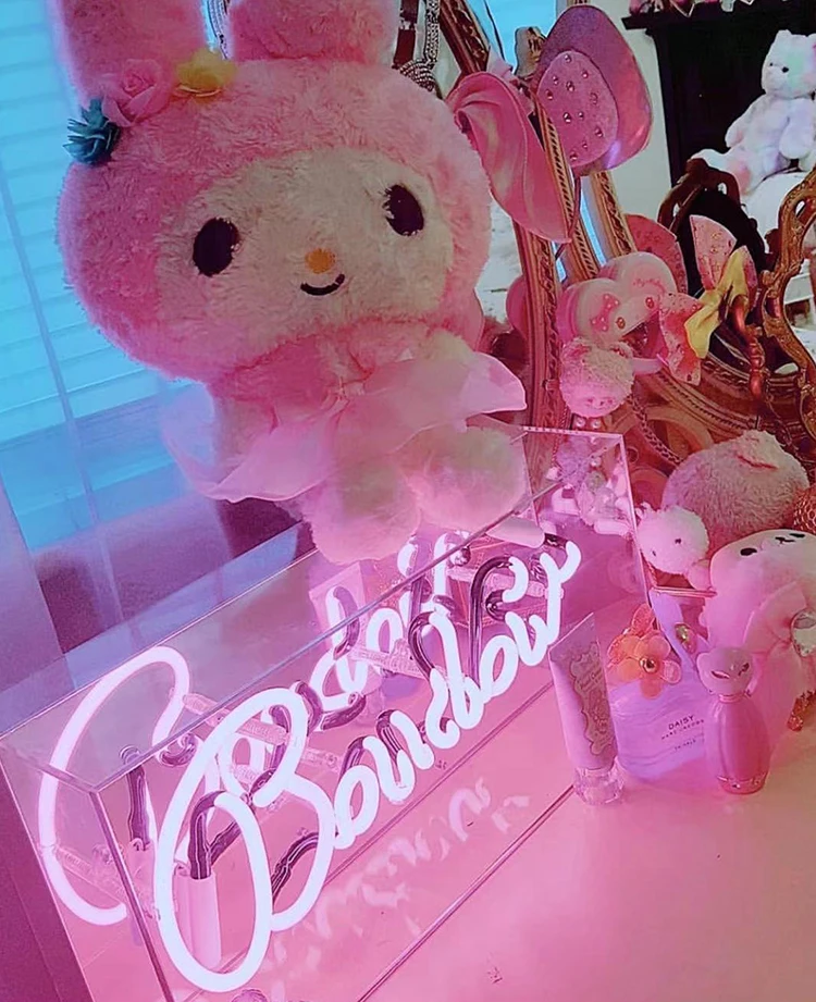 event decor cute things digital board night club decor acrylic display led light box backdrops anime lights led sign