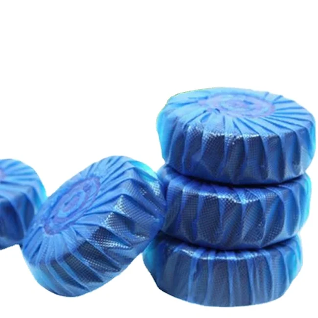 Домашний очиститель для ванной комнаты, писсуар, Дезодоратор, твердая унитаза, синий пузырьковый блок