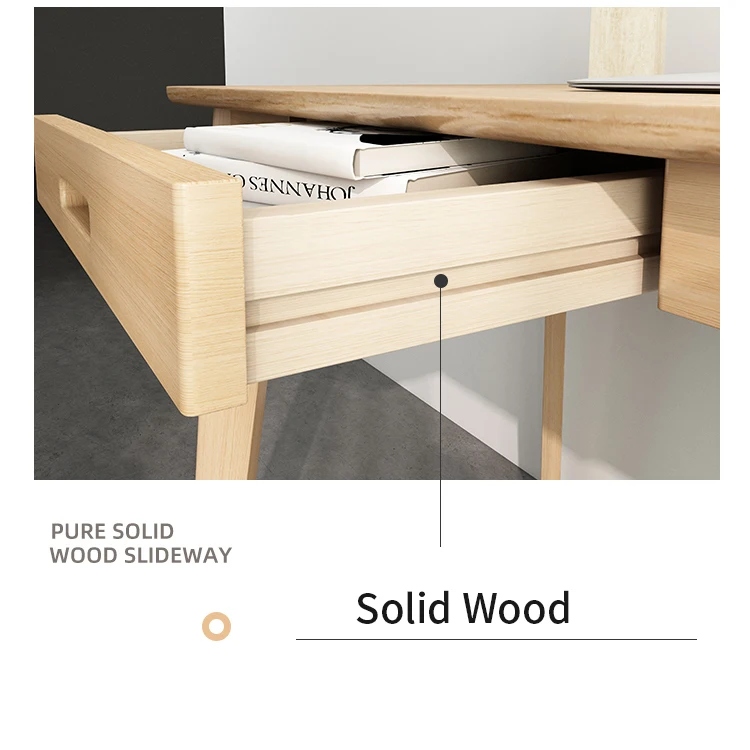 Simple Cheap Computer Home Office Workstation Student Adults Wood Study Writing Table