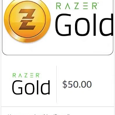 Золотая подарочная карта Razer USD