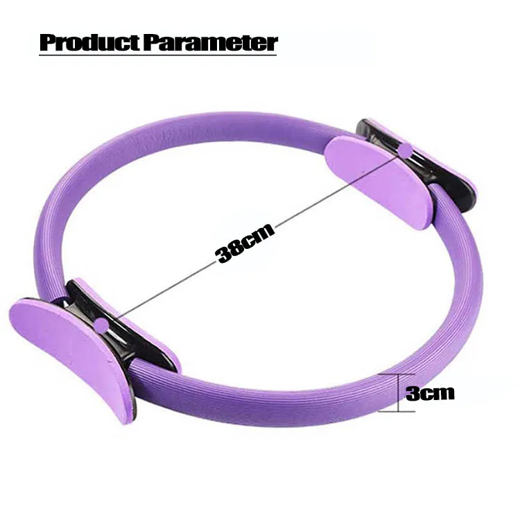 Double Handle Exercise Yoga Ring Weight Loss Body Toning Magic Exercise Circle Burn Fat Sport Fitness Yoga Pilates Ring