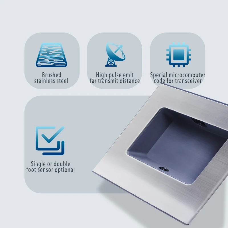 Yoursensor(YS118B)12V Safety Foot Sensor Switch Automatic Sliding Door Opening System, designed for hospital foot sensor switch