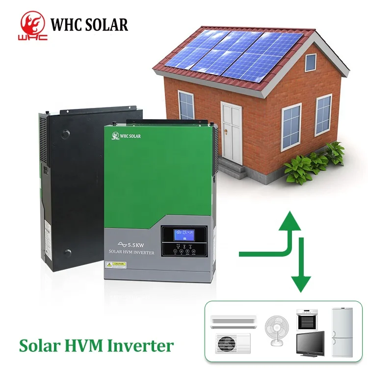  WHC 5.5KW 5500 Вт MPPT Гибридный инвертор без аккумулятора Высокая частота инвертора солнечной энергии 48 В постоянного тока до 220 переменного Китай