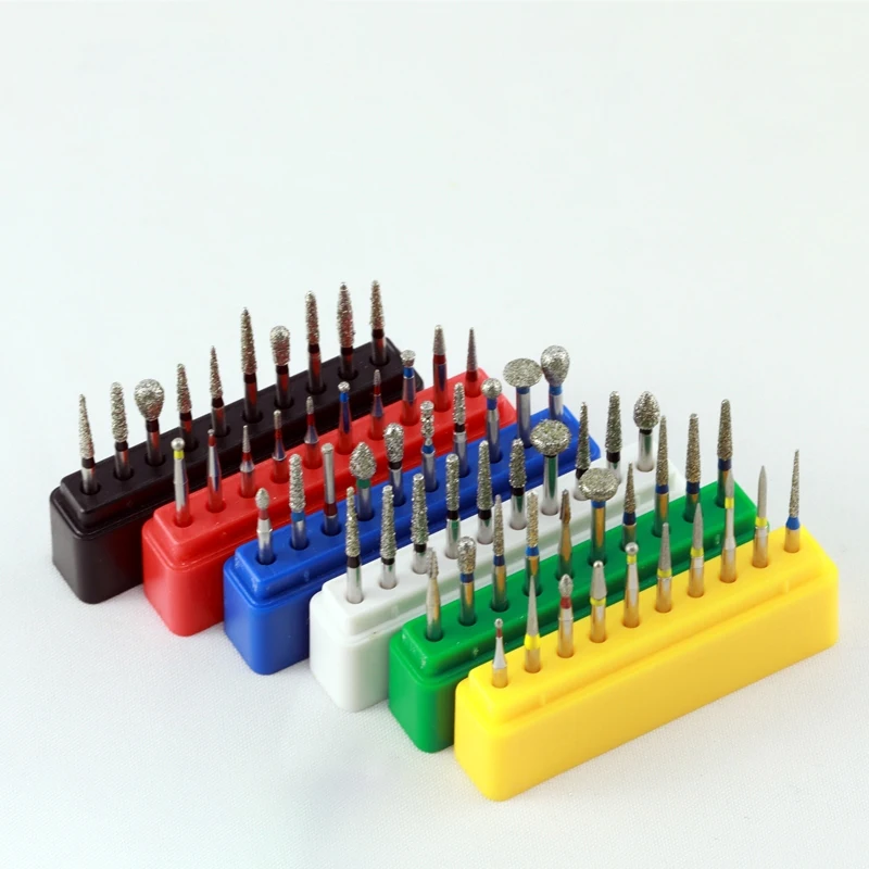 Стоматологические алмазные Буры, прямые алмазные буры в цепи