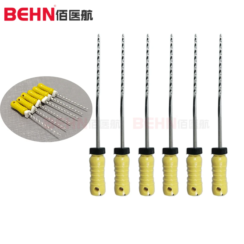 Endodontic File 21Mm Dental K File/Spreaders 25Mm NITI Endo Root Canal Hand Files #15-40 Dental Supply