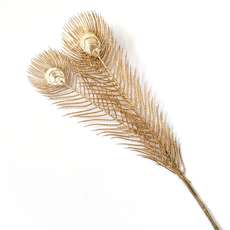 Cheap Price Yunnan Wholesale Artificial Flowers Eucalyptus Flowers Bundle Gold Artificial Flowers Leaves For Wedding Decor