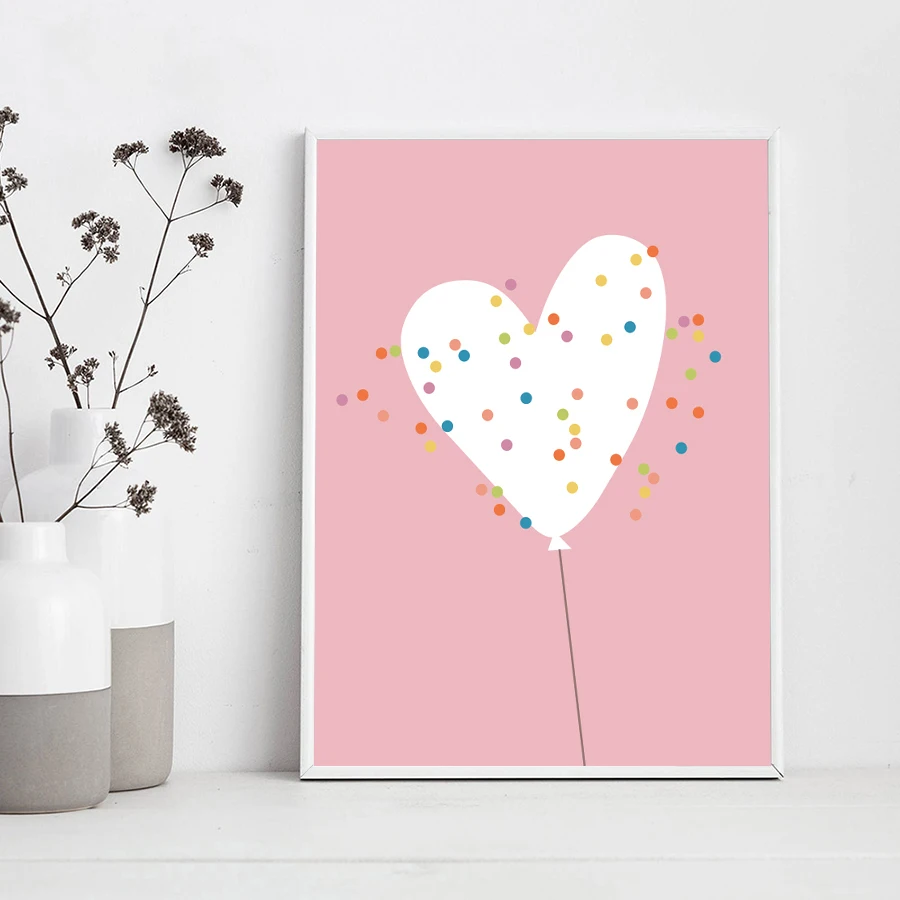 Minimalist Nursery Canvas Poster and Prints Cute Whale Wall Painting Baby Girl Bedroom Nordic Style Decorative Paintings