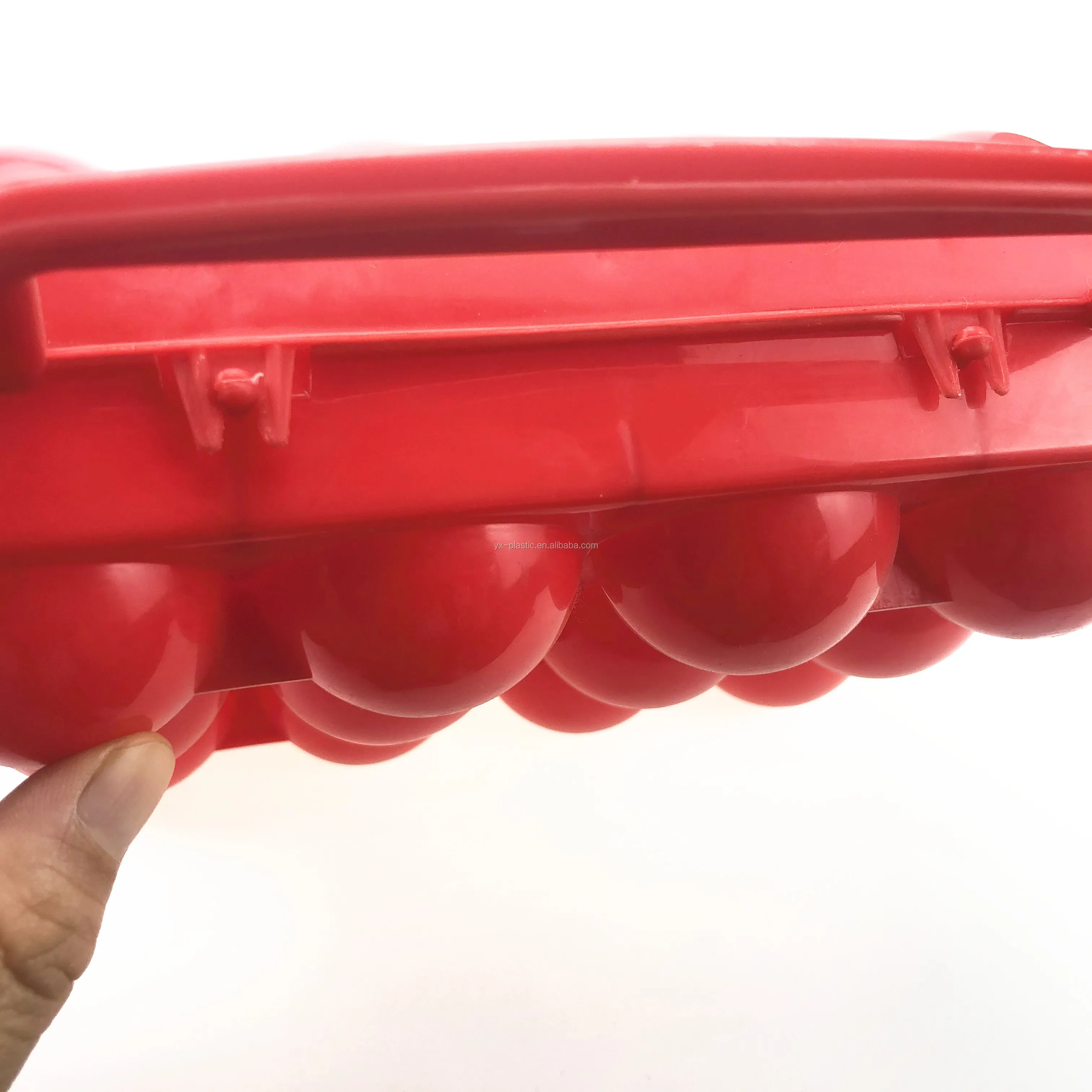 plastic egg shape container for storage and carrier