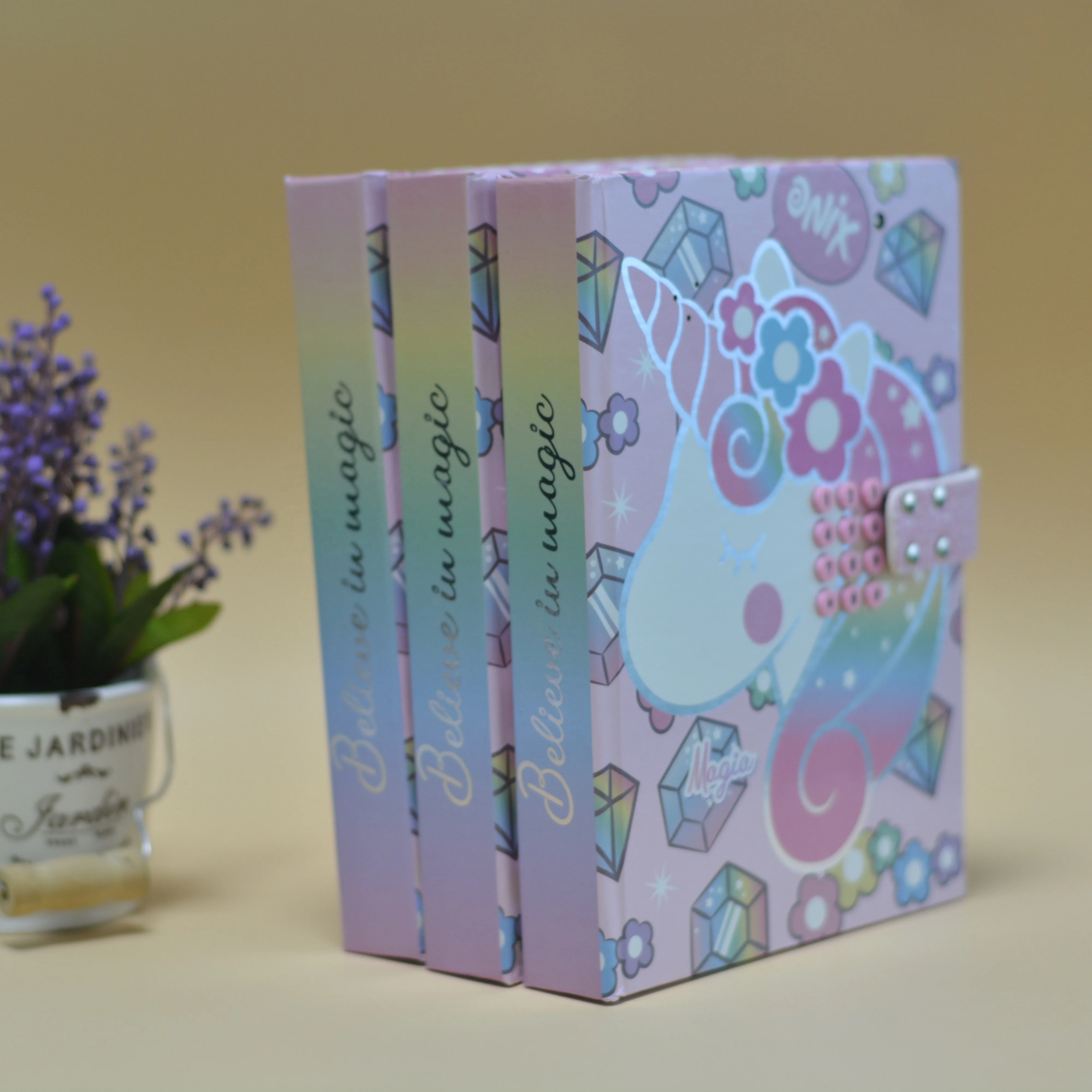 Shenzhen Factory Direct Selling Fashion Unicorn Secret Diary with Password