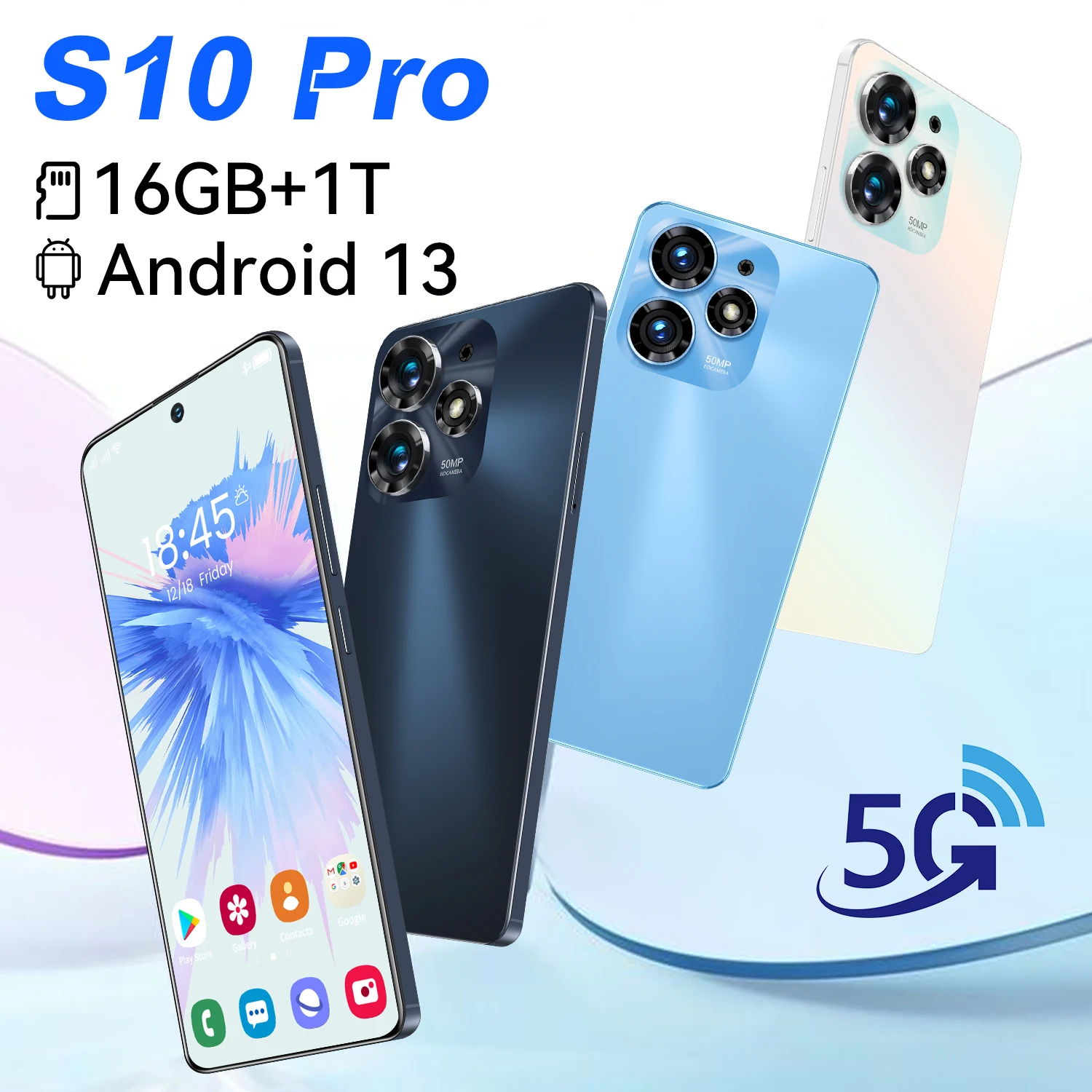 S10 PRO techno 5g 16+512GB black track location mobile phones