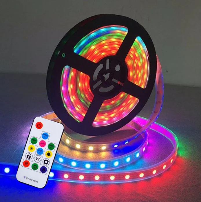 Ws2813 пиксель ip67 ip65 Водонепроницаемый rgb цветной светодиодный светильник smart cob светодиодная полоса освещения ws2815