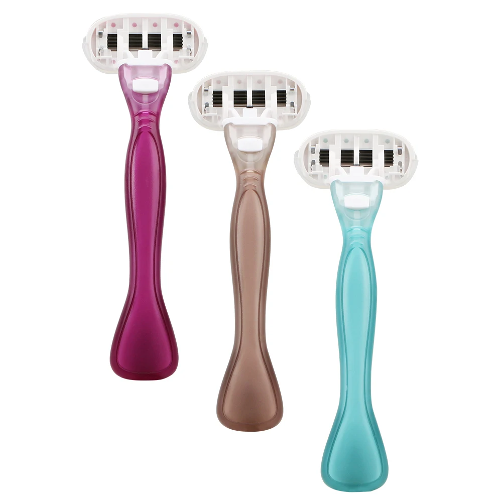 OEM Women Facial Makeup Shaving Razor 5 Blade With 1 Cartridge System Razor
