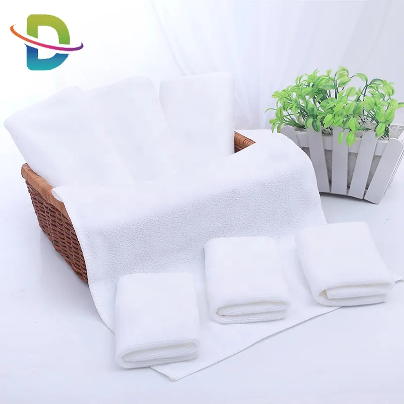 decai textile cheap price wholesale 30*30cm white blank sublimation hand towels microfiber
