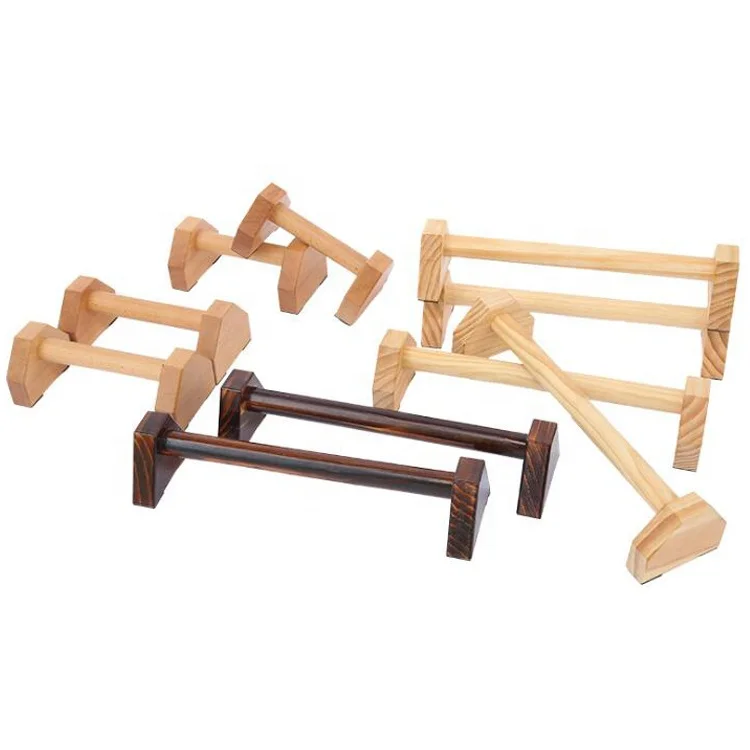 Gym equipment New design Gymnastics wooden Parallettes Wood Handstand Bar